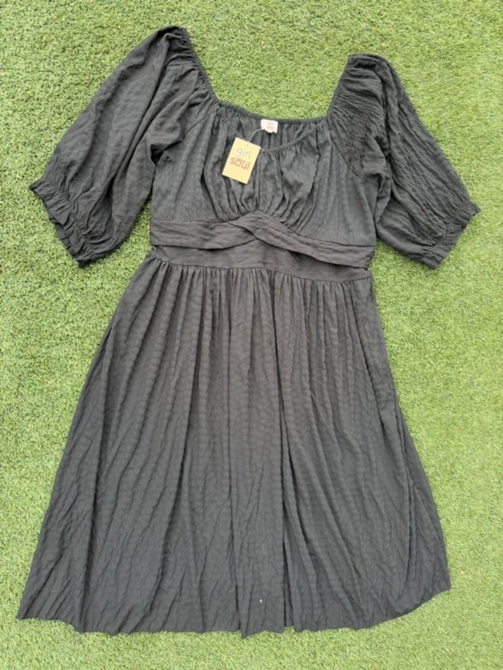 New 3X Black dress
